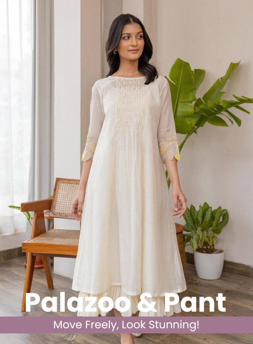 Chikankari Plazo & Duppatta